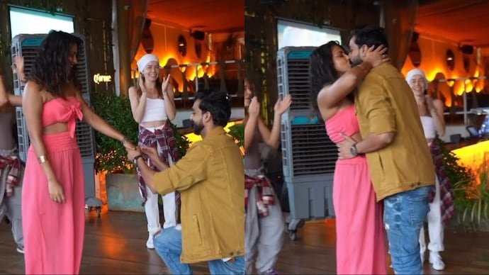 Amala Paul's Boyfriend Jagat Desai's Romantic Goa Proposal Viral Photos