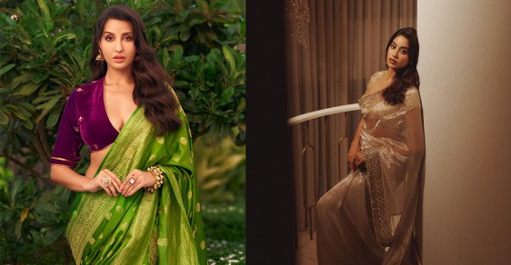 Diwali 2023 Celebrity-Inspired Saree Looks You Should Rock! (Photos)