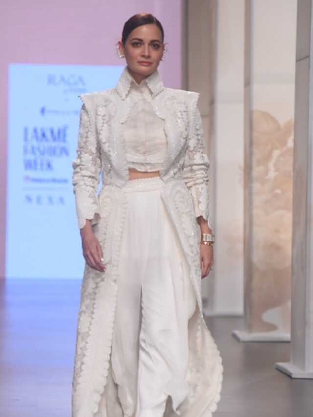 Dia Mirza Shines in Lakme Fashion Week 2023