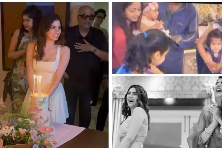 Anshula Kapoor shared a video from Khushi Kapoor's birthday celebration