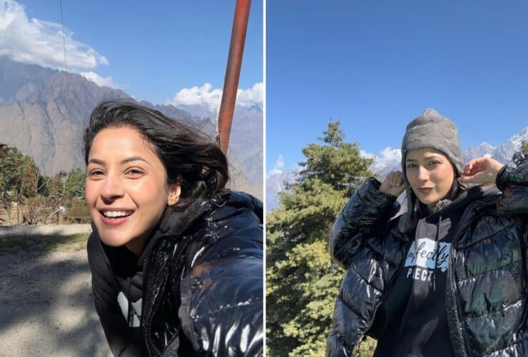 Shehnaaz Gill's Mountain Hideaway Beautiful Instagram Snaps