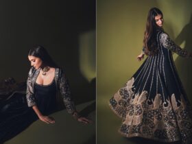 Tara Sutaria Gorgeous Dance Photoshoot in Black Dress